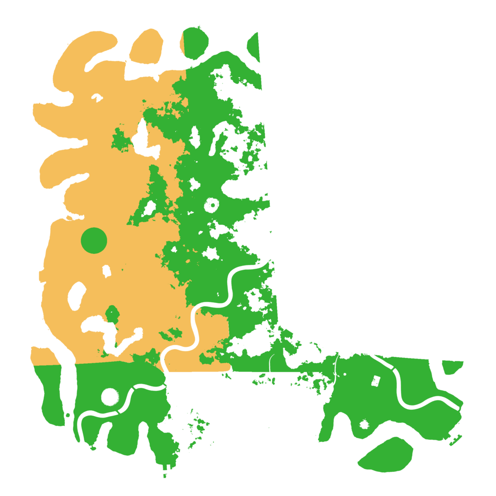 Biome Rust Map: Procedural Map, Size: 5000, Seed: 1721115768