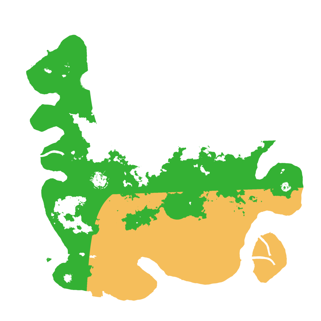 Biome Rust Map: Procedural Map, Size: 3500, Seed: 8732