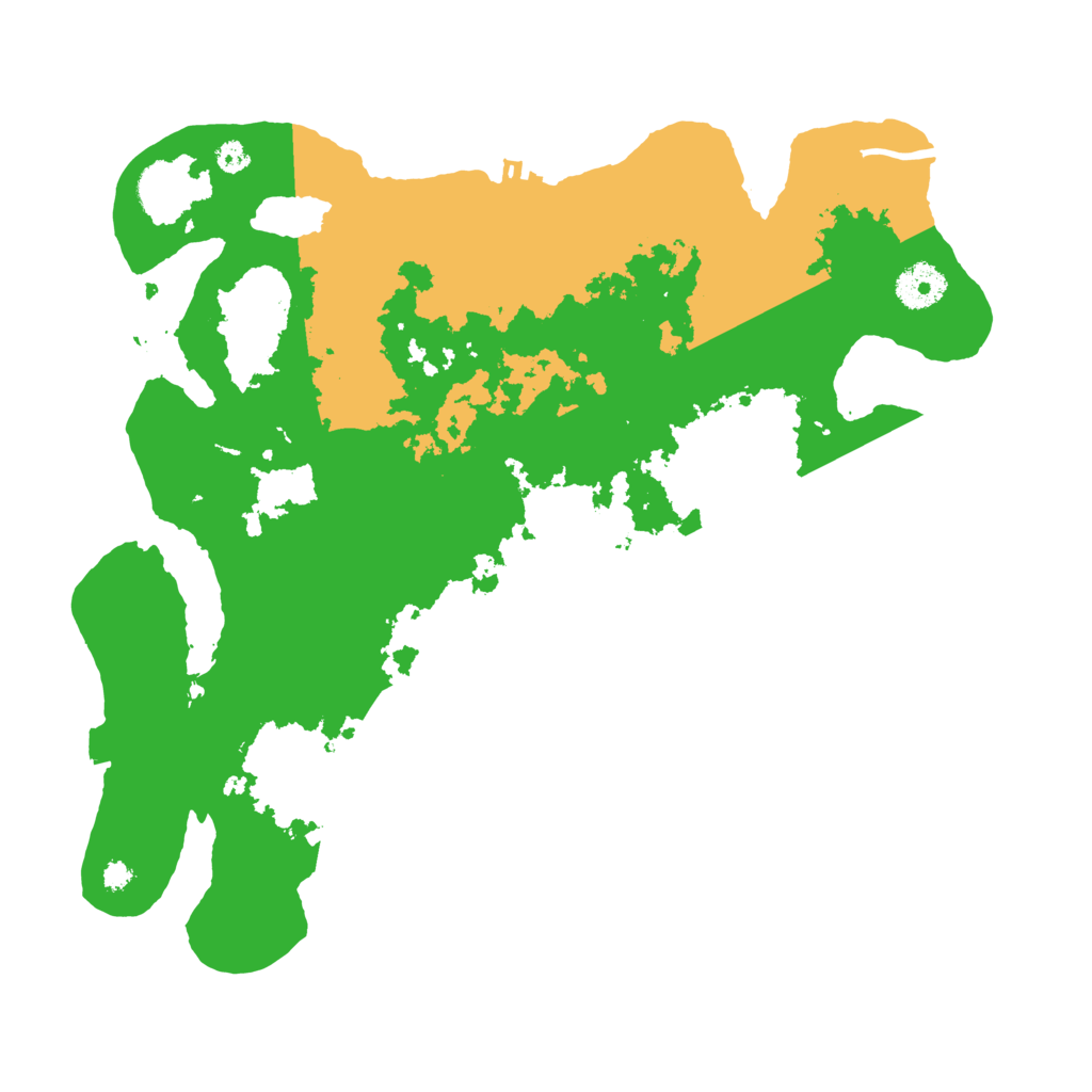 Biome Rust Map: Procedural Map, Size: 3500, Seed: 194146811