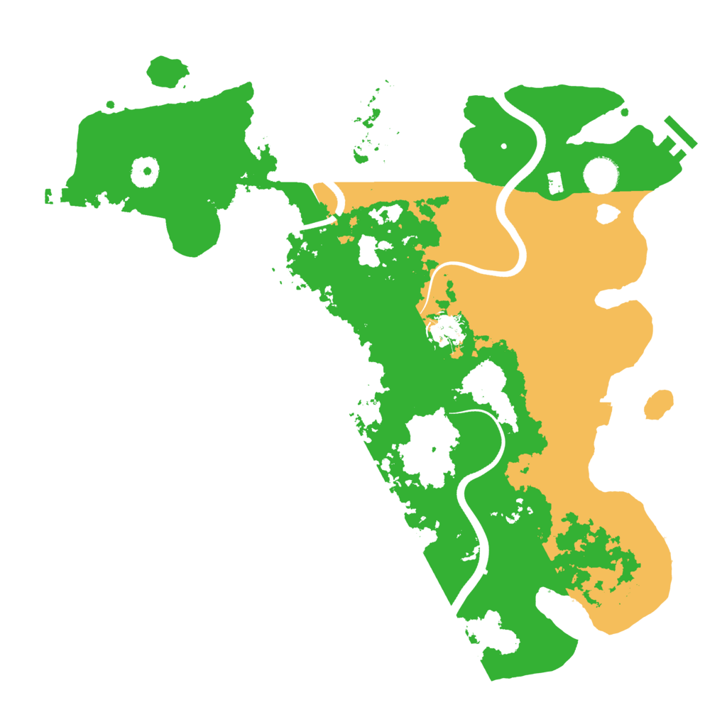 Biome Rust Map: Procedural Map, Size: 3650, Seed: 8030064