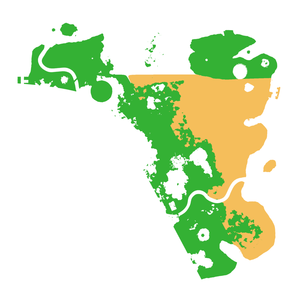 Biome Rust Map: Procedural Map, Size: 3650, Seed: 8030064