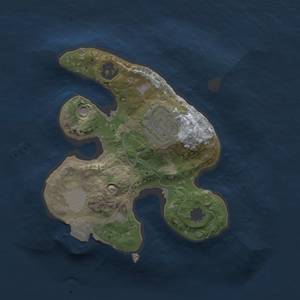 Thumbnail Rust Map: Procedural Map, Size: 1800, Seed: 671357949, 4 Monuments