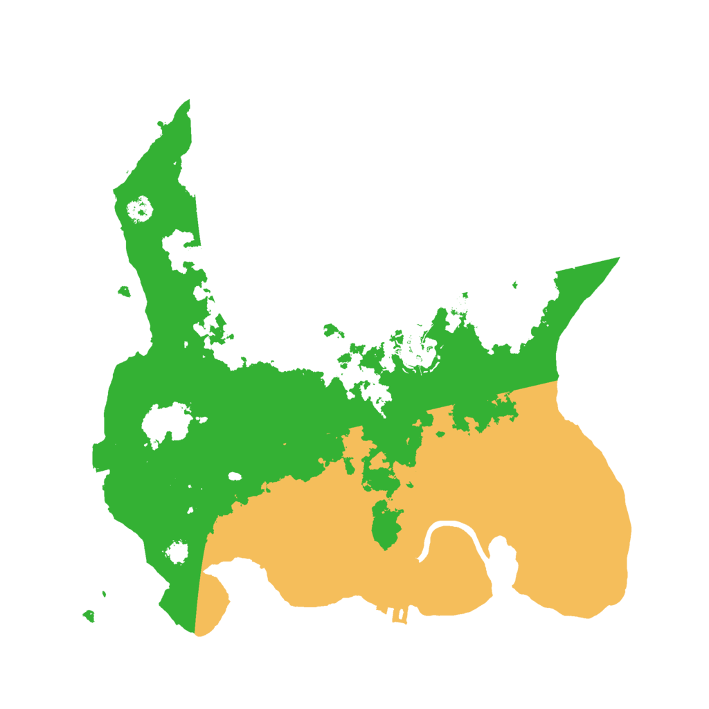 Biome Rust Map: Procedural Map, Size: 2900, Seed: 595180432