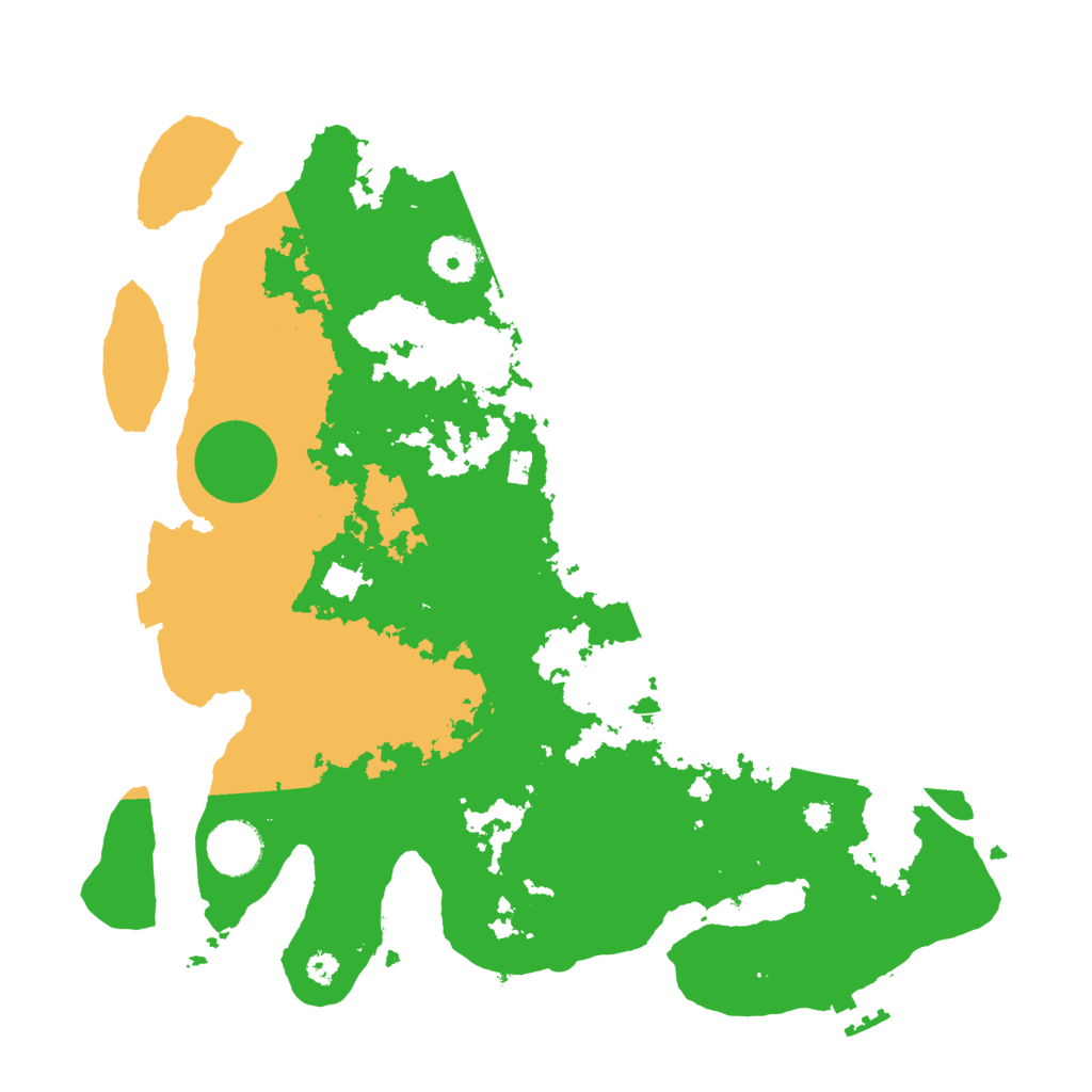 Biome Rust Map: Procedural Map, Size: 3500, Seed: 56785432