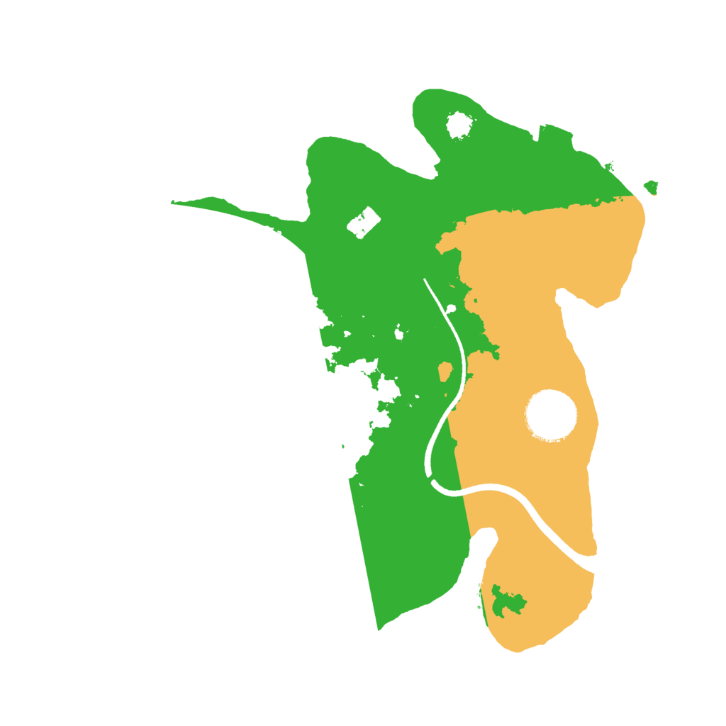 Biome Rust Map: Procedural Map, Size: 2500, Seed: 191137