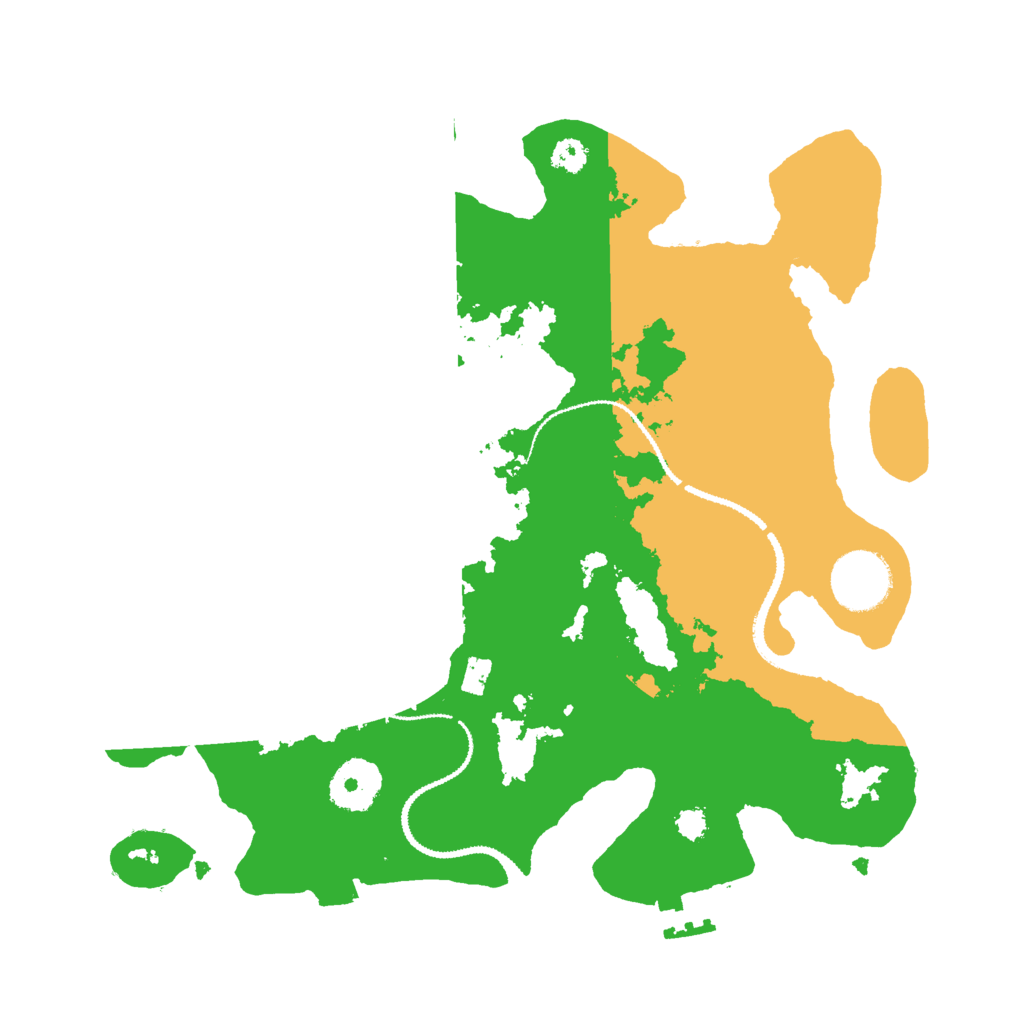 Biome Rust Map: Procedural Map, Size: 3000, Seed: 26461