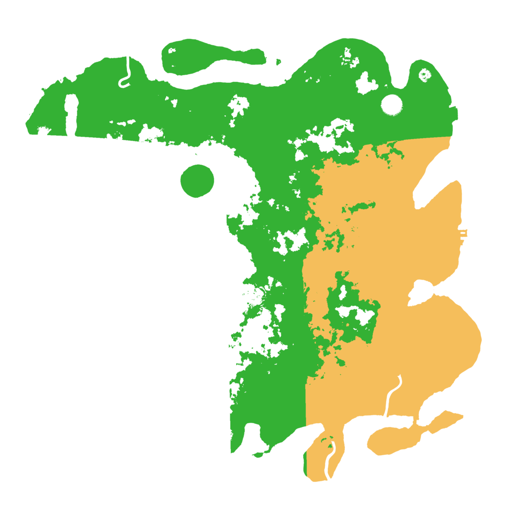 Biome Rust Map: Procedural Map, Size: 4250, Seed: 16842