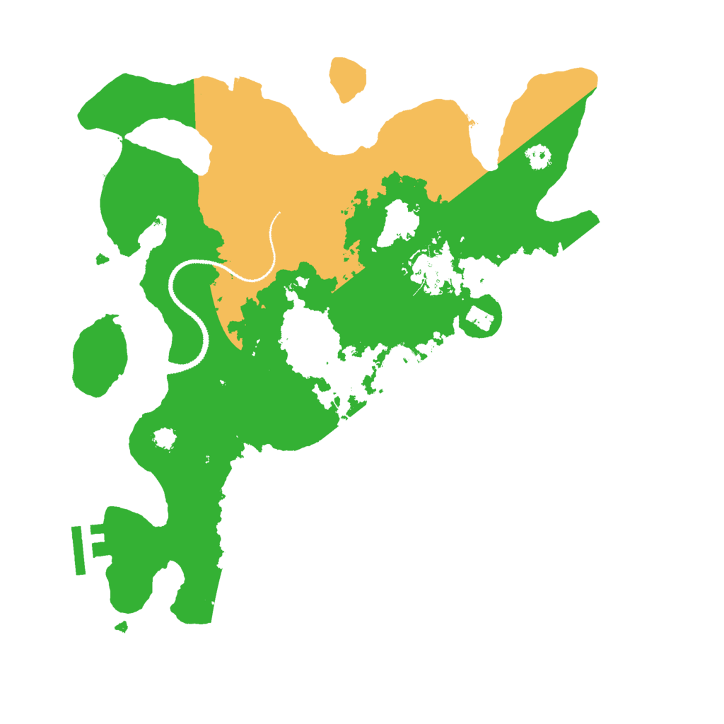 Biome Rust Map: Procedural Map, Size: 3000, Seed: 8912