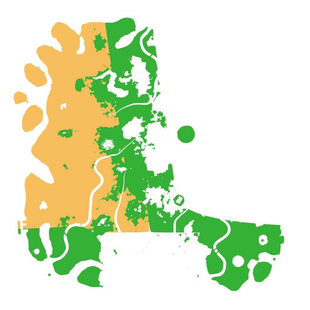 Biome Rust Map: Procedural Map, Size: 4750, Seed: 378148417