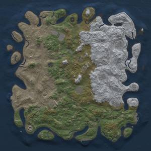 Thumbnail Rust Map: Procedural Map, Size: 4750, Seed: 378148417, 19 Monuments