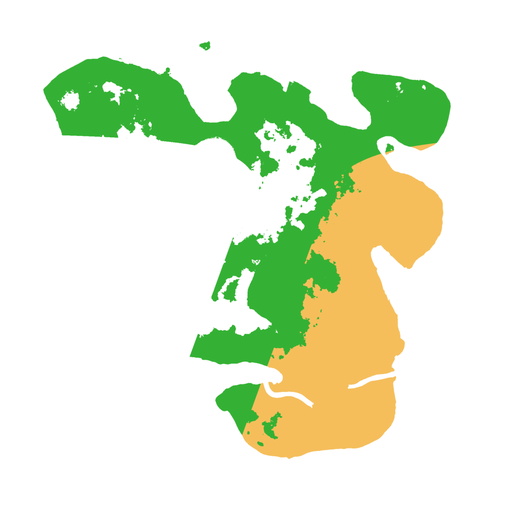 Biome Rust Map: Procedural Map, Size: 2500, Seed: 65879