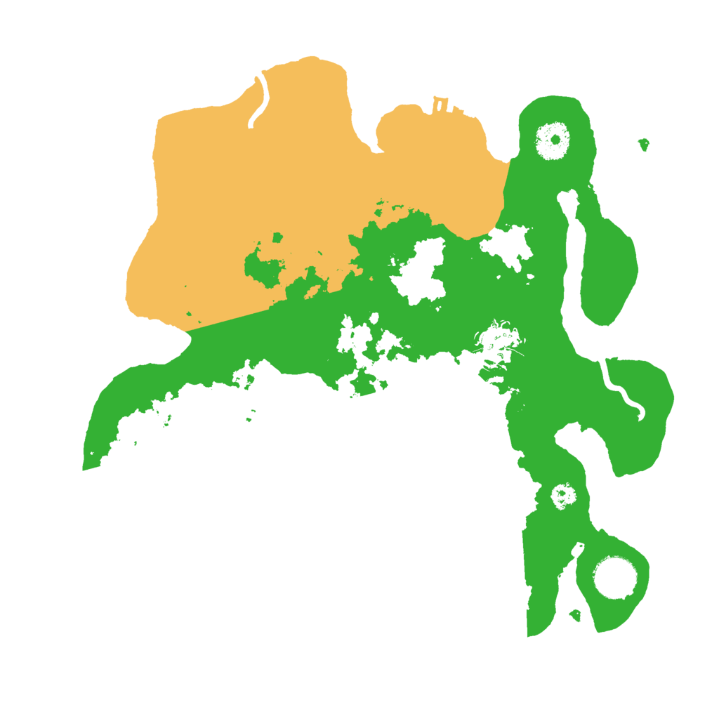Biome Rust Map: Procedural Map, Size: 3000, Seed: 633789990