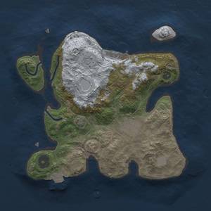 Thumbnail Rust Map: Procedural Map, Size: 2500, Seed: 27420, 8 Monuments