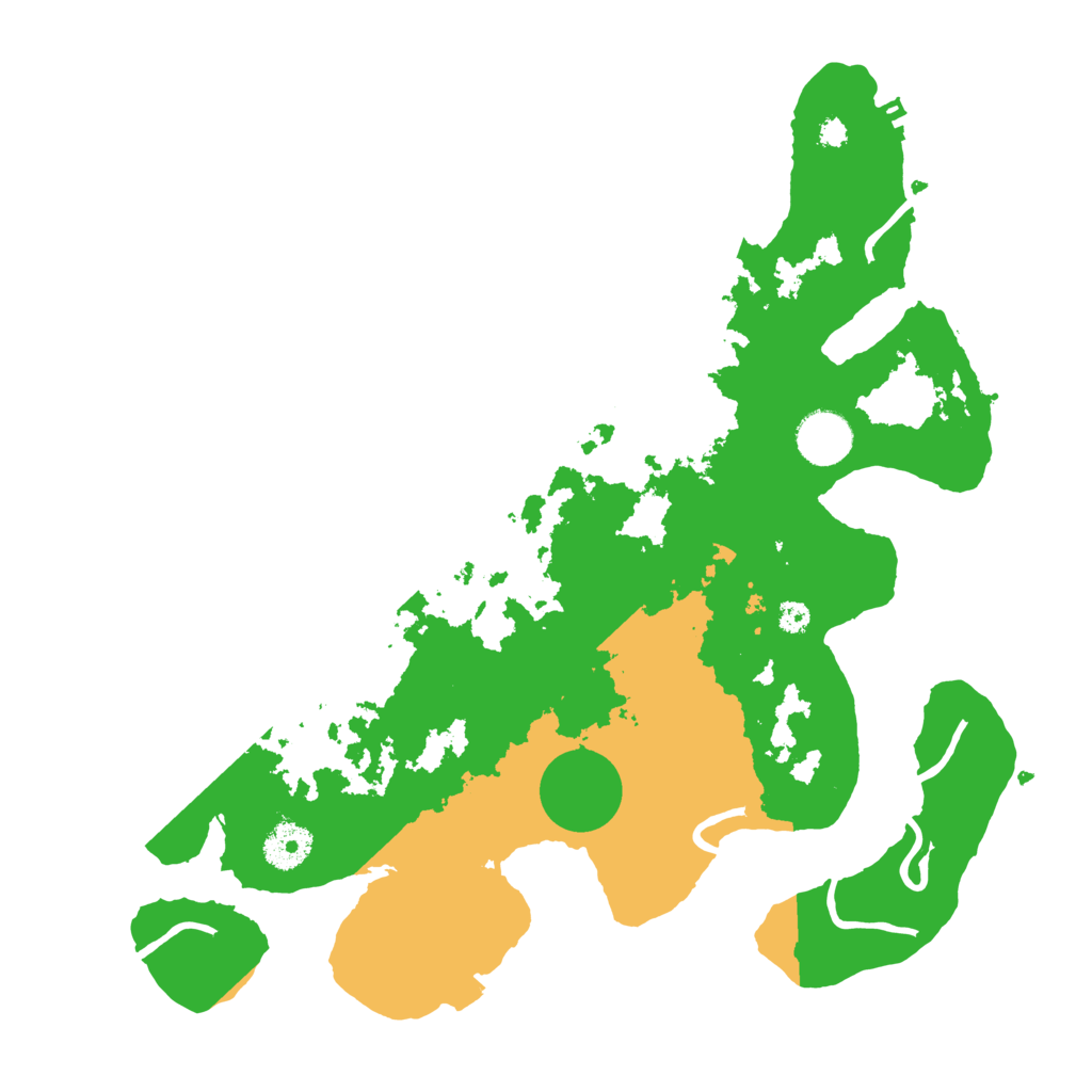 Biome Rust Map: Procedural Map, Size: 3500, Seed: 1394275