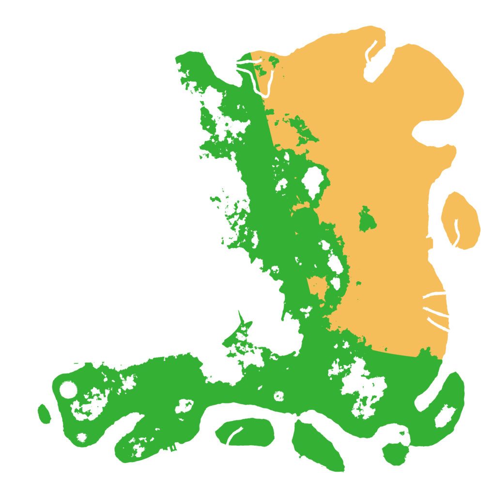 Biome Rust Map: Procedural Map, Size: 5000, Seed: 1252440338