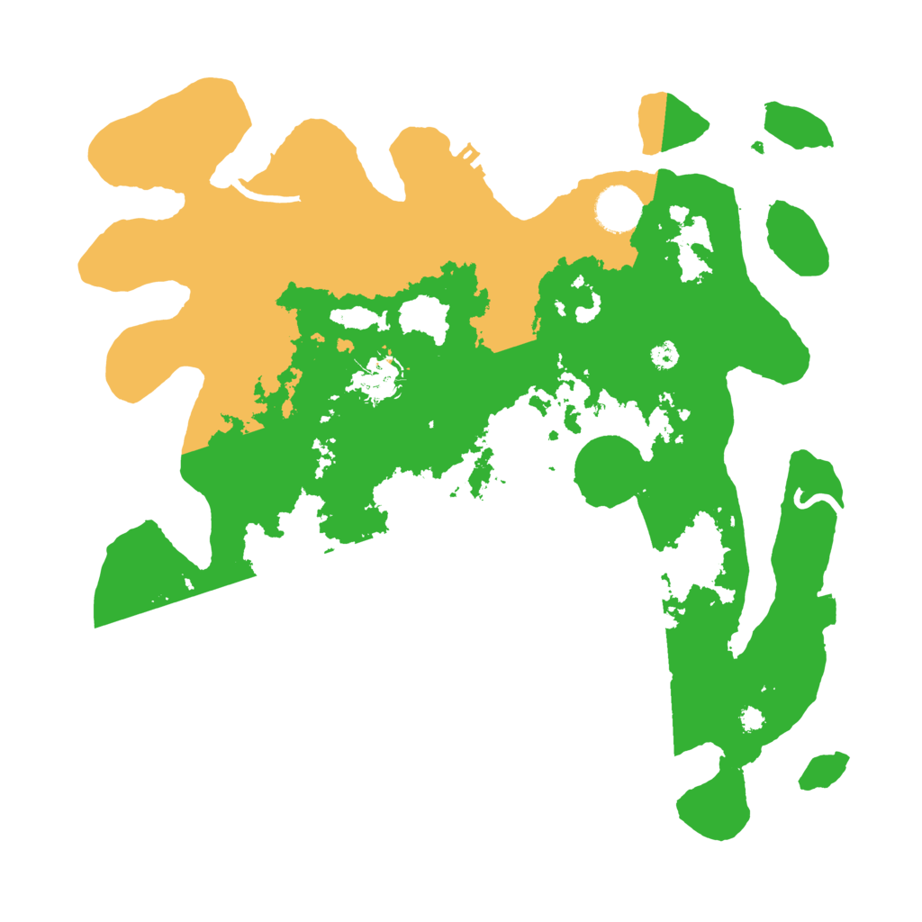 Biome Rust Map: Procedural Map, Size: 3500, Seed: 57776971