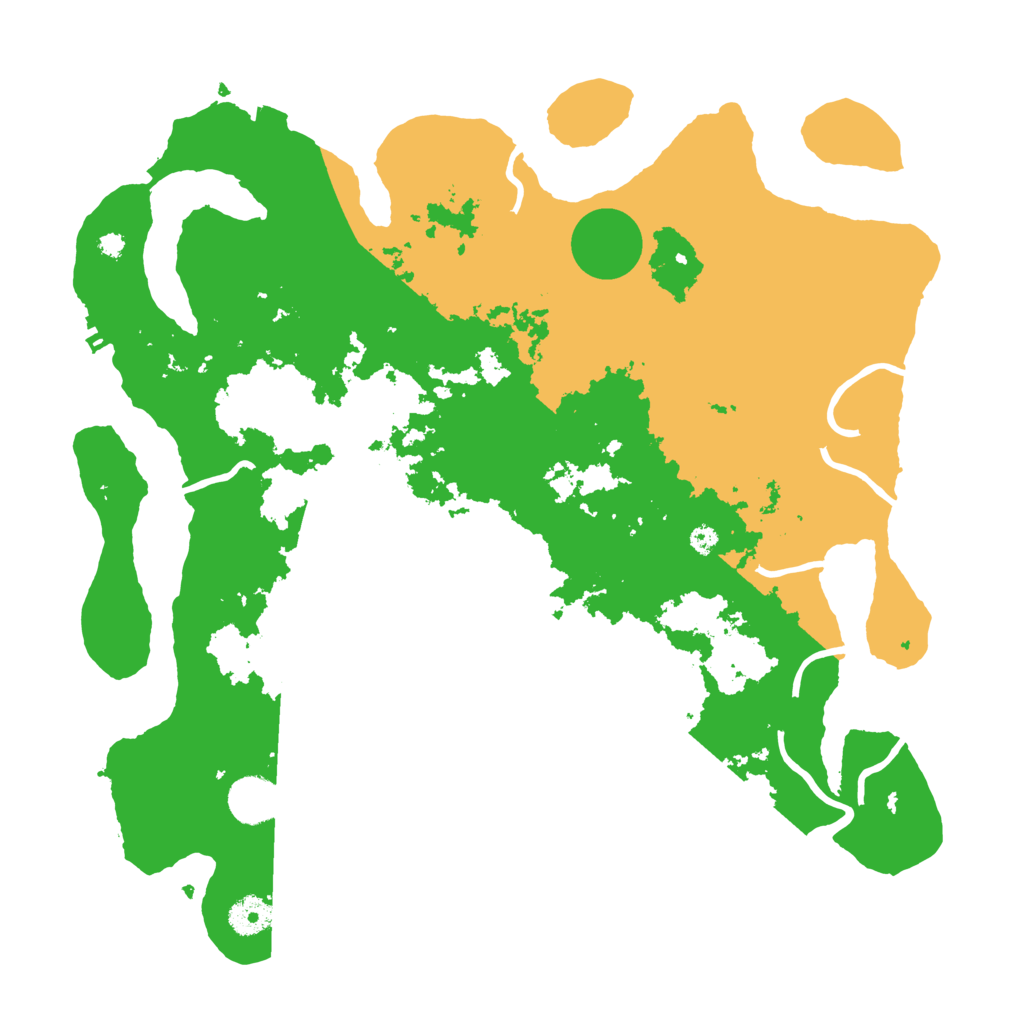 Biome Rust Map: Procedural Map, Size: 3800, Seed: 940596794