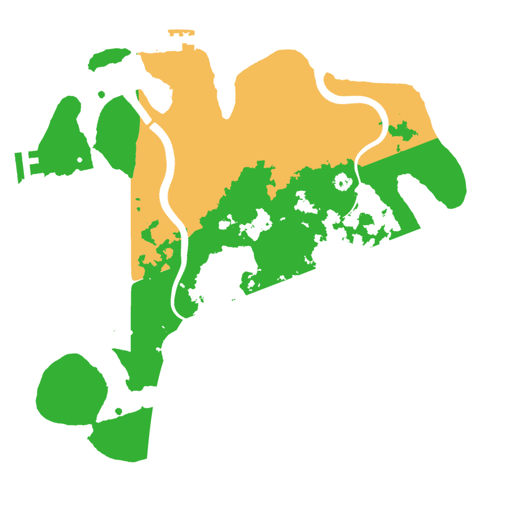Biome Rust Map: Procedural Map, Size: 3000, Seed: 21584