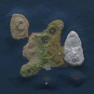 Thumbnail Rust Map: Procedural Map, Size: 2000, Seed: 3366, 5 Monuments