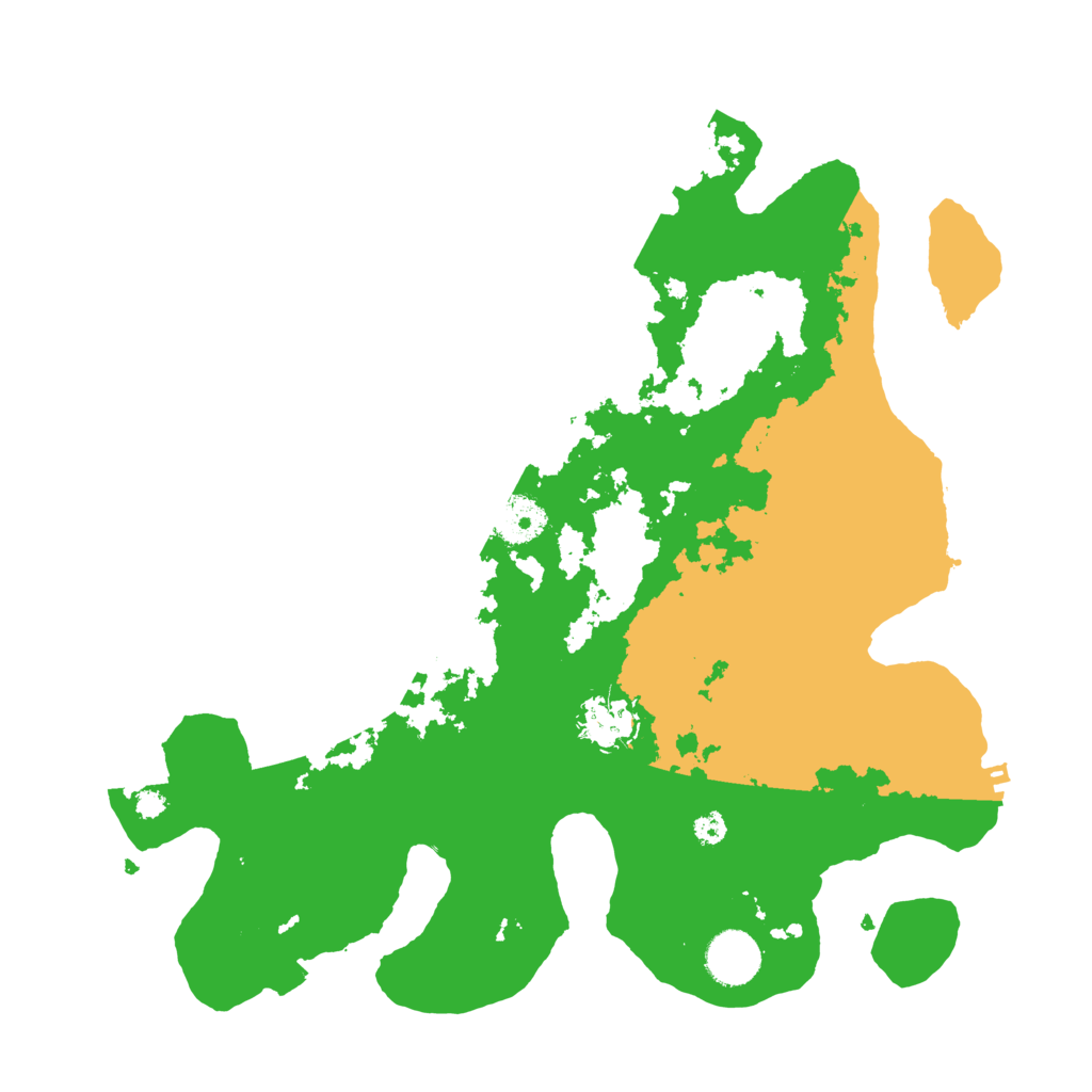 Biome Rust Map: Procedural Map, Size: 3500, Seed: 1939461235