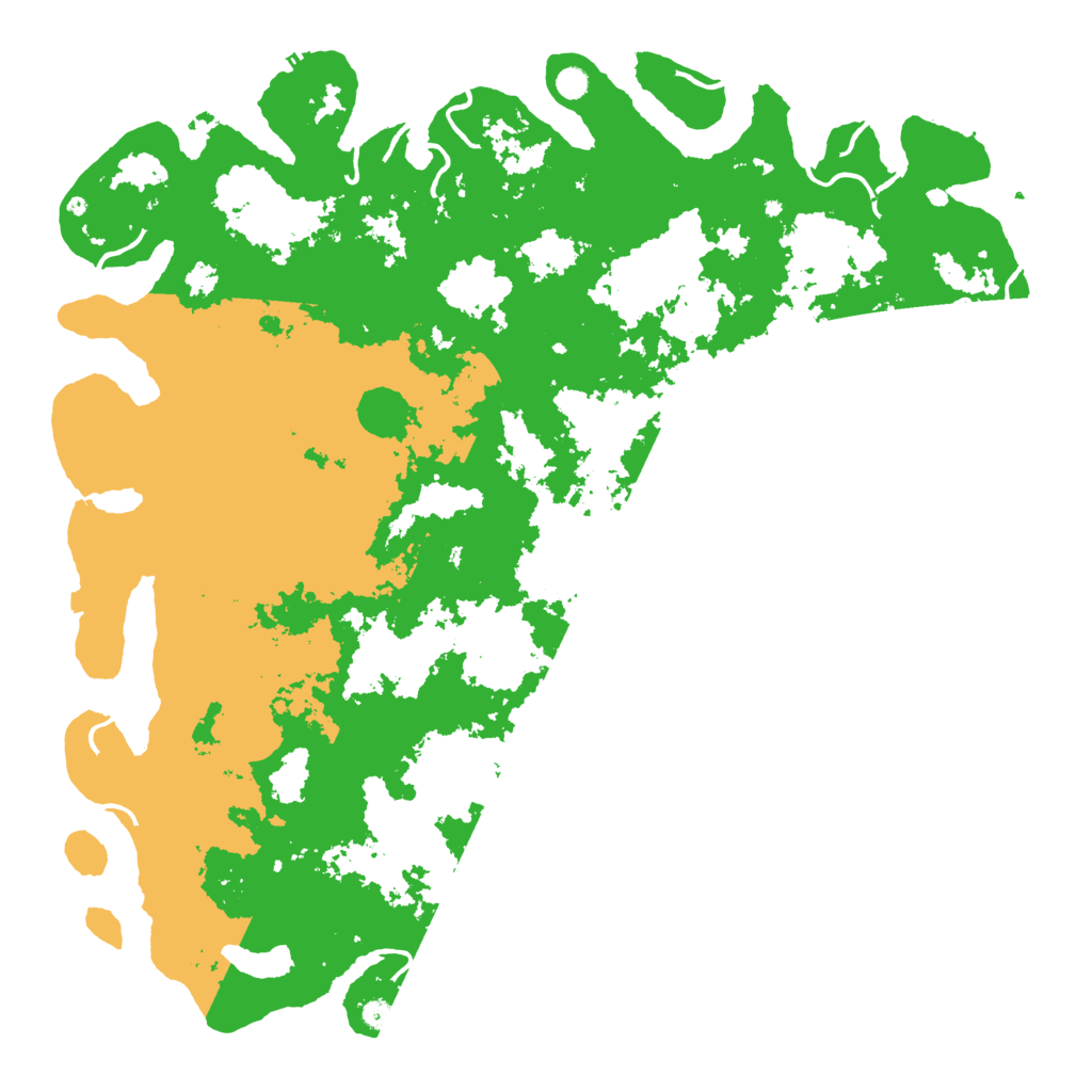 Biome Rust Map: Procedural Map, Size: 6000, Seed: 422417463