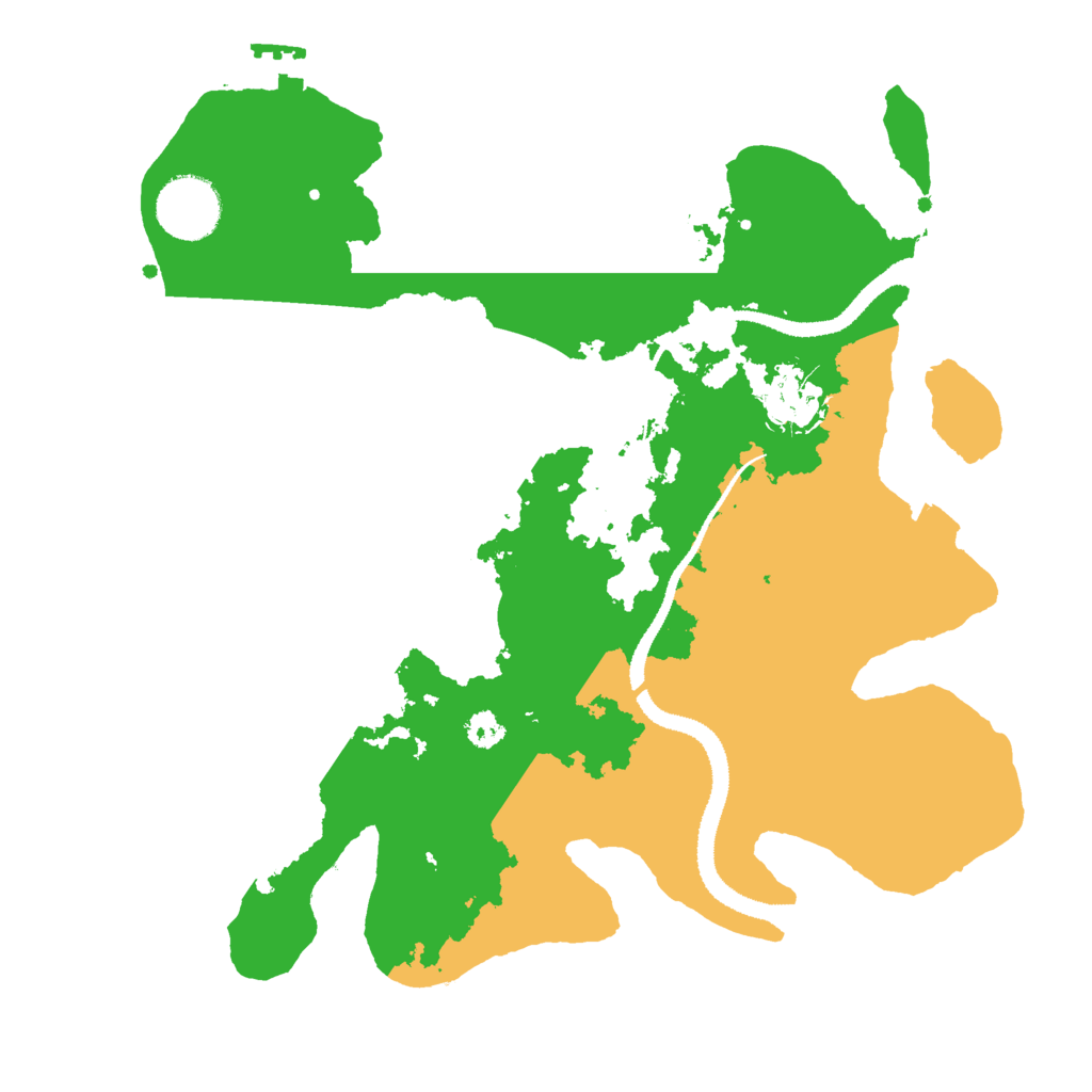 Biome Rust Map: Procedural Map, Size: 3000, Seed: 1117367844