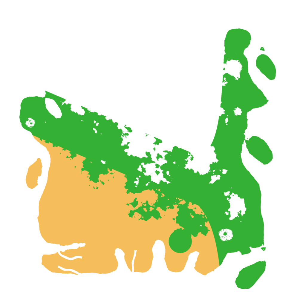 Biome Rust Map: Procedural Map, Size: 3500, Seed: 2275466