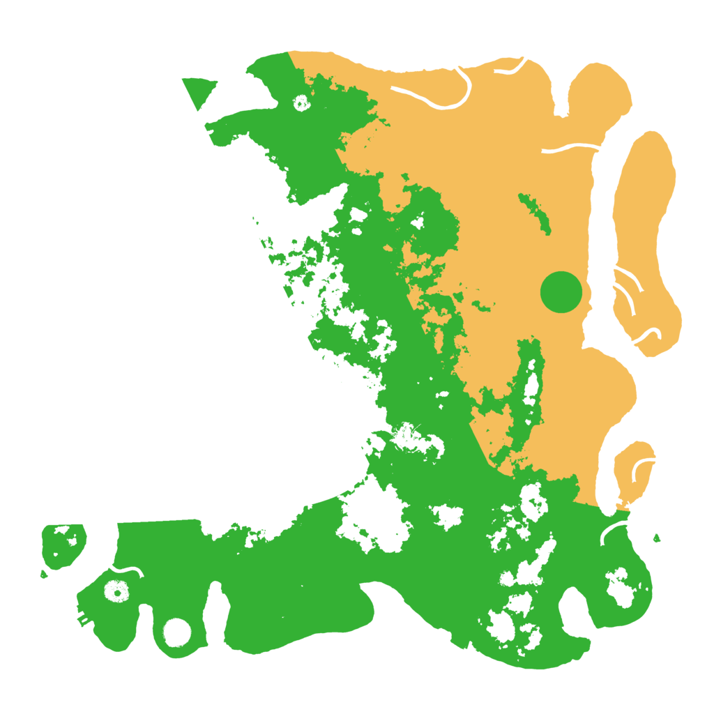 Biome Rust Map: Procedural Map, Size: 4500, Seed: 1684775753