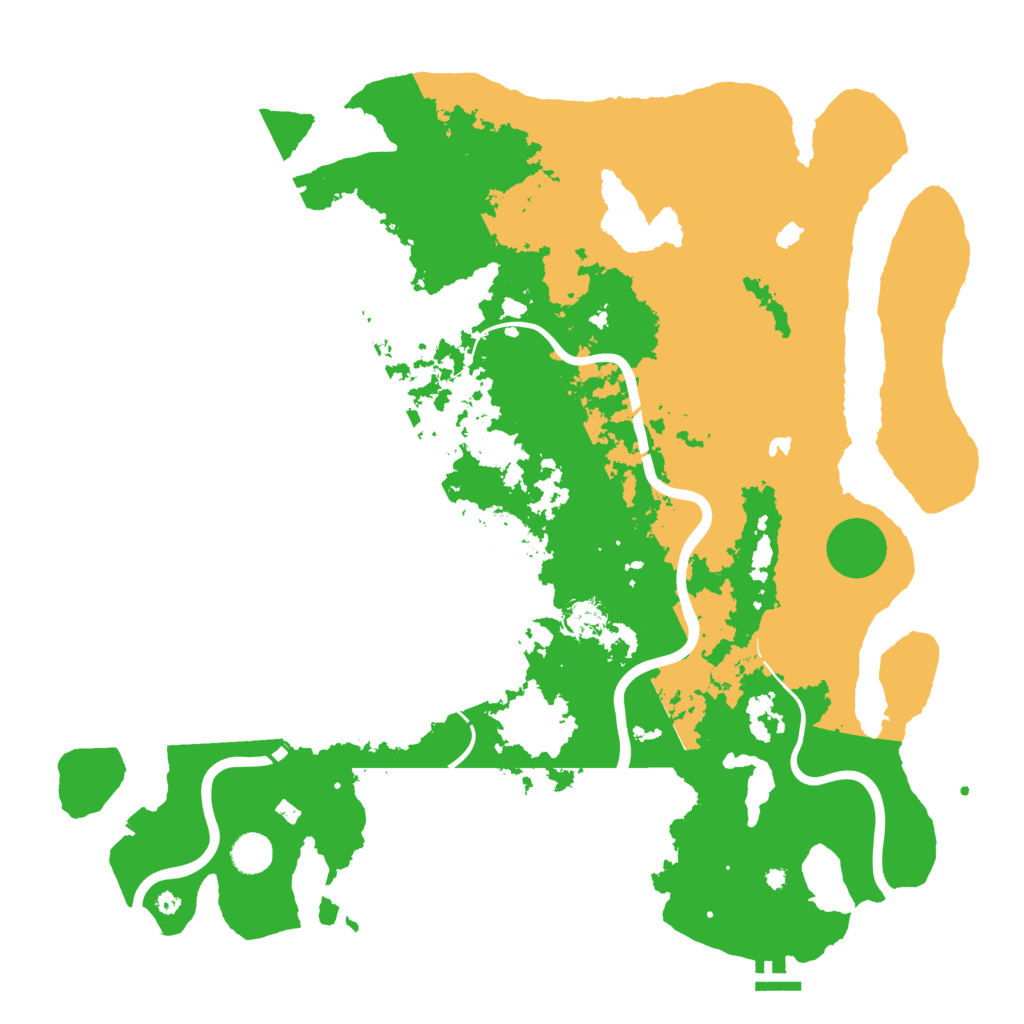Biome Rust Map: Procedural Map, Size: 4500, Seed: 1684775753