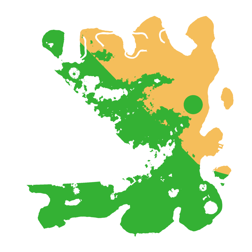 Biome Rust Map: Procedural Map, Size: 3500, Seed: 1734183904
