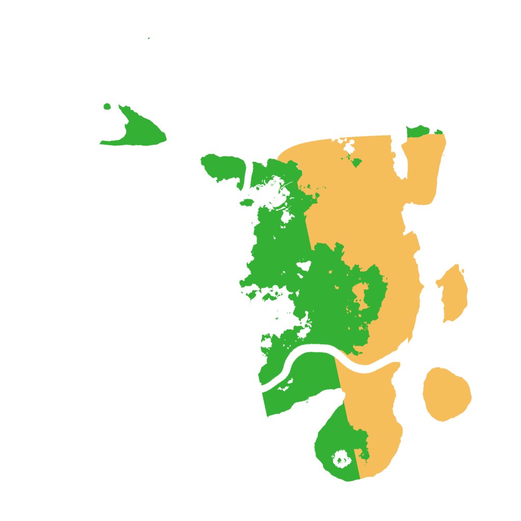 Biome Rust Map: Procedural Map, Size: 3000, Seed: 29527