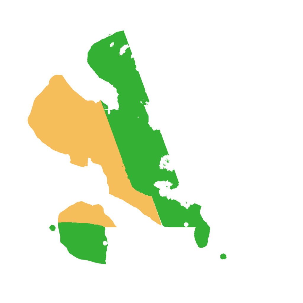 Biome Rust Map: Procedural Map, Size: 2000, Seed: 134567