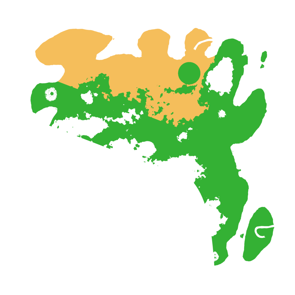 Biome Rust Map: Procedural Map, Size: 3500, Seed: 395038645