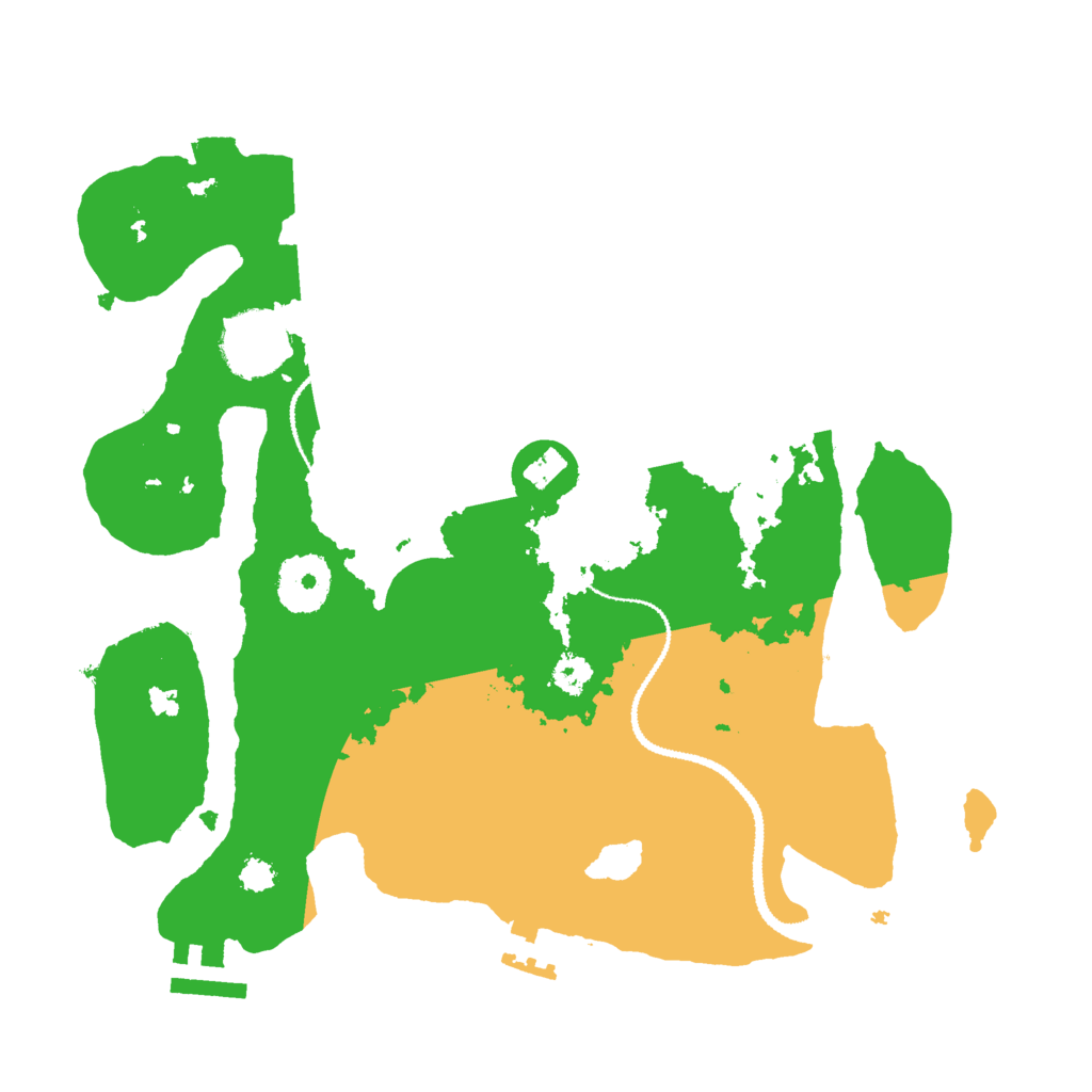 Biome Rust Map: Procedural Map, Size: 2900, Seed: 405150240