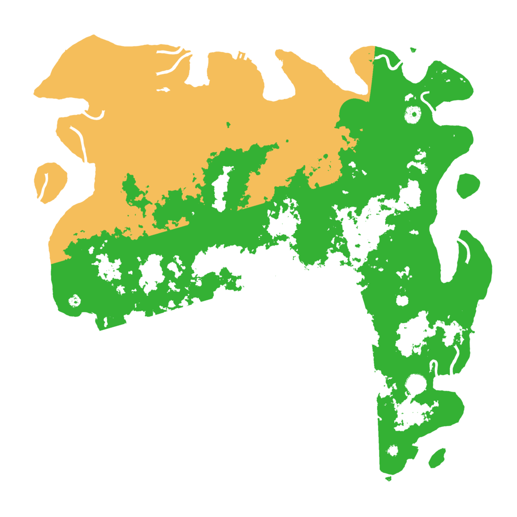 Biome Rust Map: Procedural Map, Size: 4500, Seed: 119731607