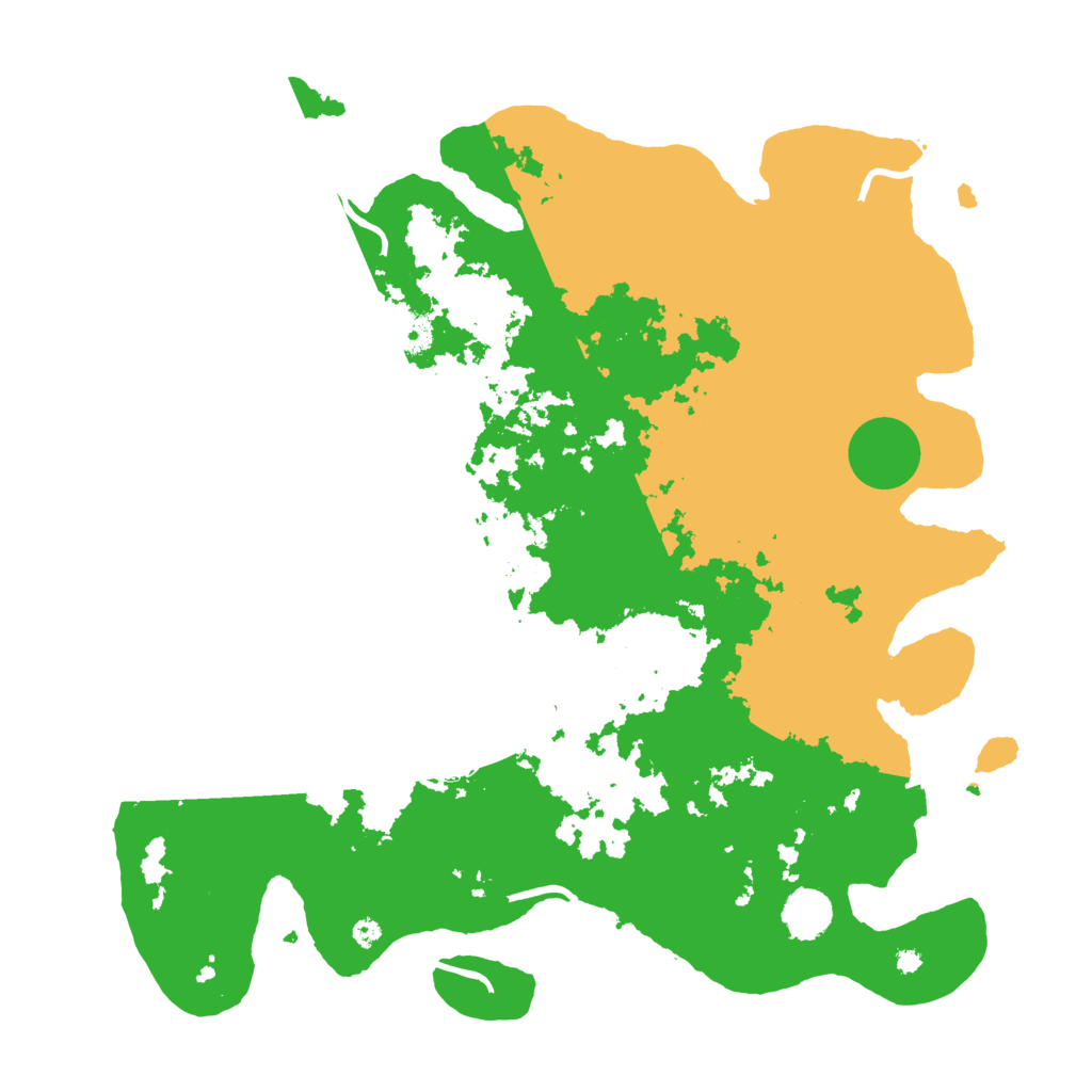 Biome Rust Map: Procedural Map, Size: 3999, Seed: 1111112