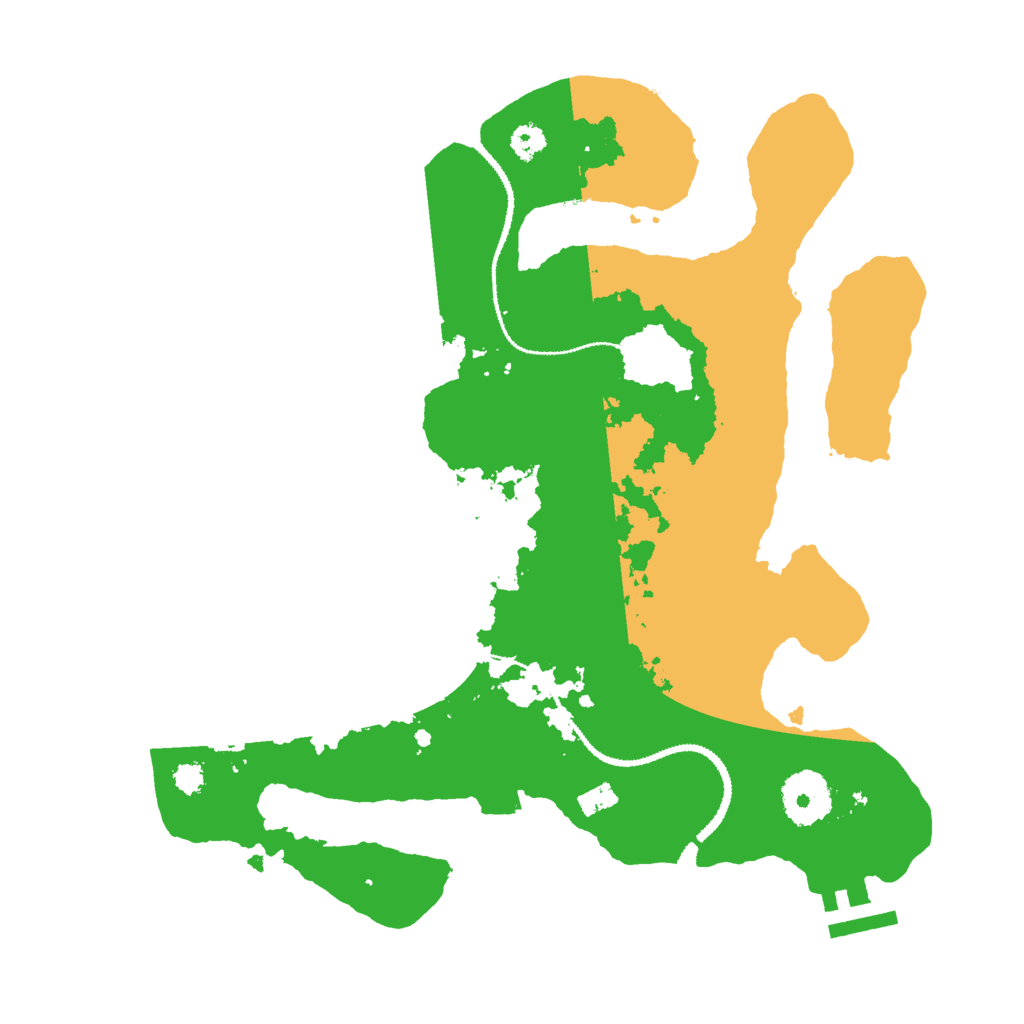 Biome Rust Map: Procedural Map, Size: 3000, Seed: 698666609