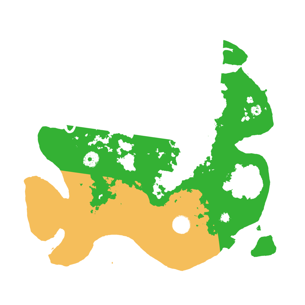 Biome Rust Map: Procedural Map, Size: 3000, Seed: 464132554