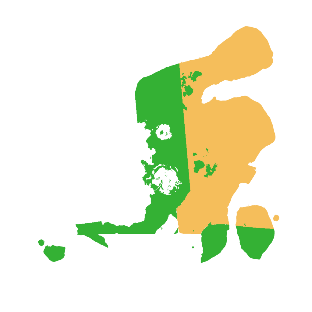 Biome Rust Map: Procedural Map, Size: 2000, Seed: 197569