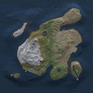 Thumbnail Rust Map: Procedural Map, Size: 2000, Seed: 197569, 4 Monuments