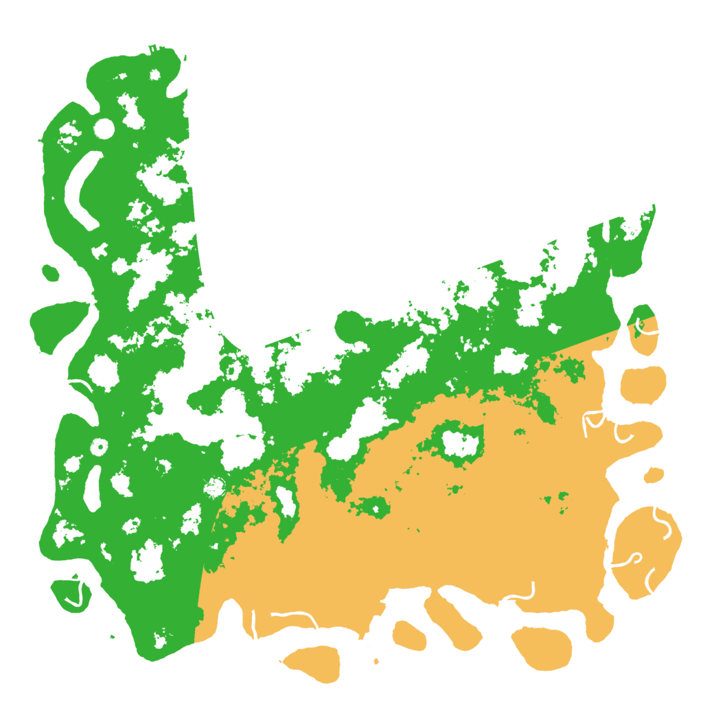 Biome Rust Map: Procedural Map, Size: 6000, Seed: 32058