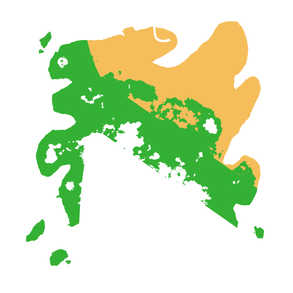 Biome Rust Map: Procedural Map, Size: 3000, Seed: 165197246