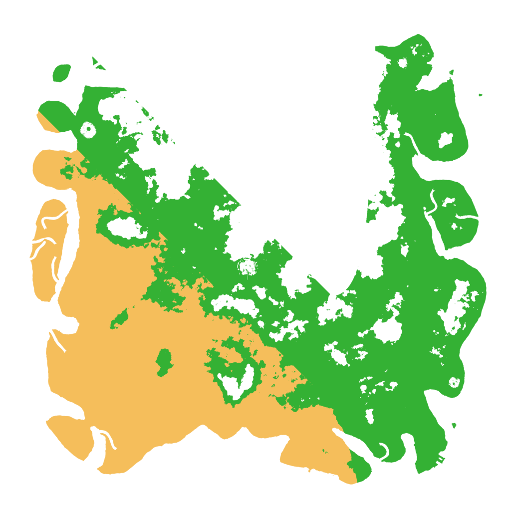 Biome Rust Map: Procedural Map, Size: 5000, Seed: 7706