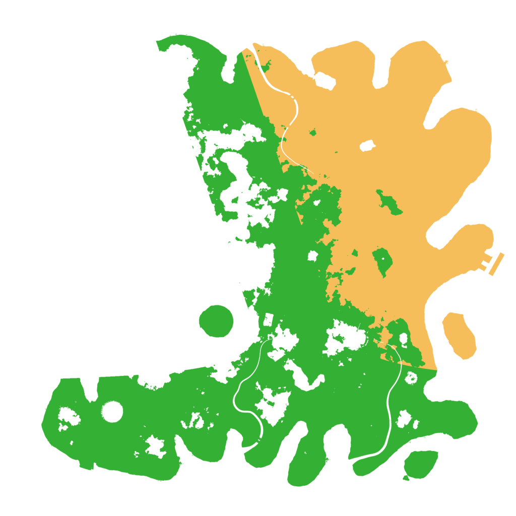 Biome Rust Map: Procedural Map, Size: 4250, Seed: 13119