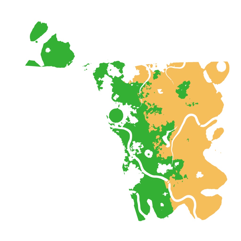Biome Rust Map: Procedural Map, Size: 4500, Seed: 31519