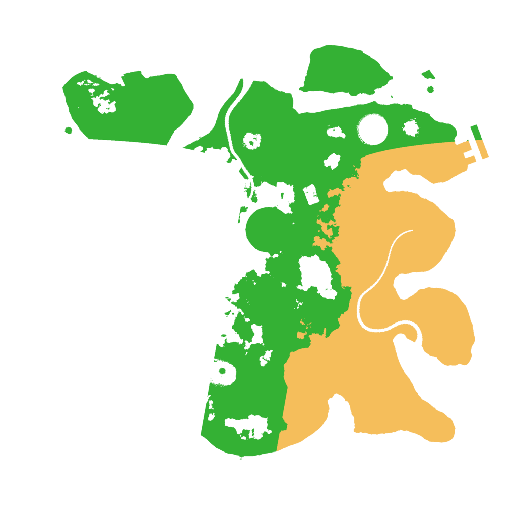 Biome Rust Map: Procedural Map, Size: 3000, Seed: 1329312948