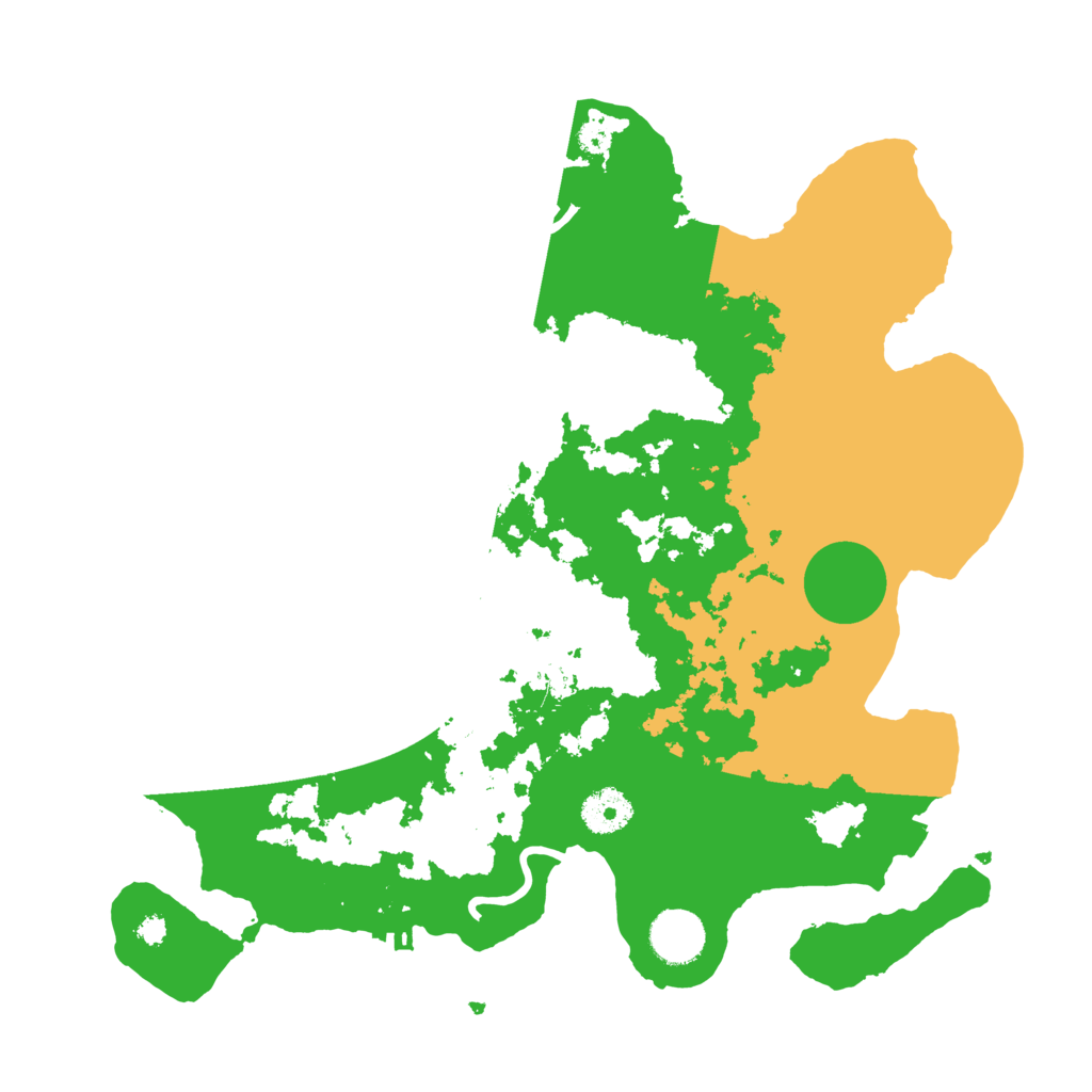 Biome Rust Map: Procedural Map, Size: 3500, Seed: 363717173