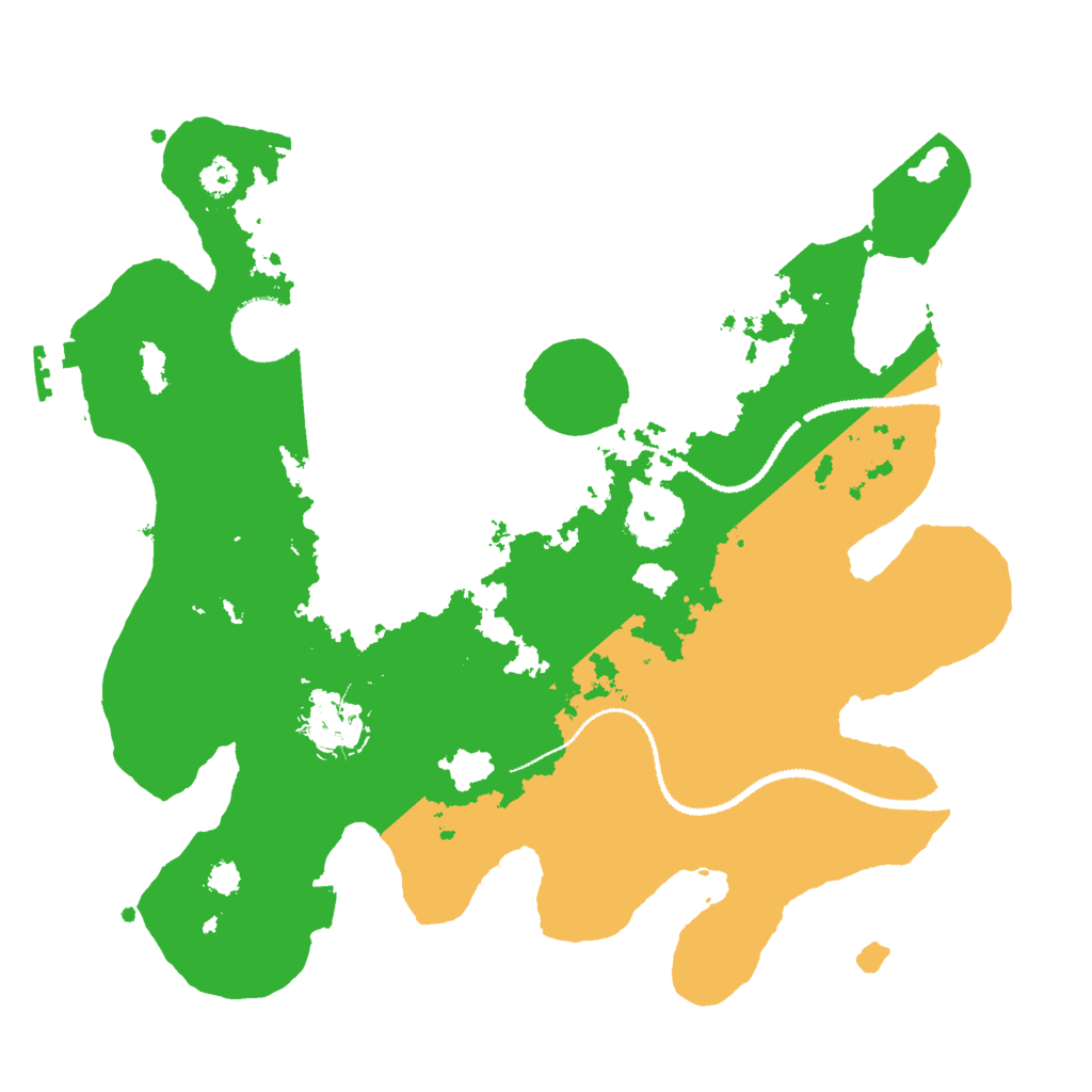 Biome Rust Map: Procedural Map, Size: 3000, Seed: 81020220