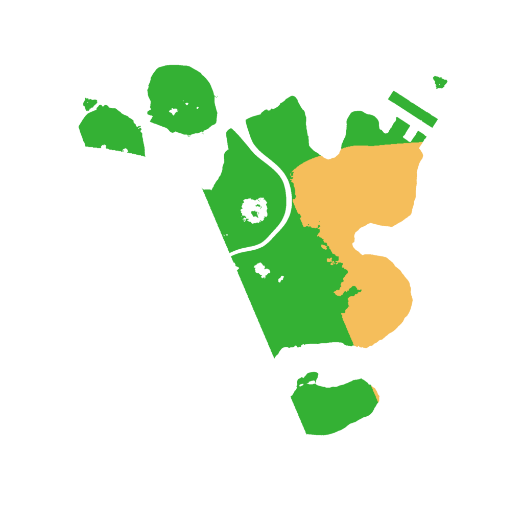 Biome Rust Map: Procedural Map, Size: 2000, Seed: 338474833