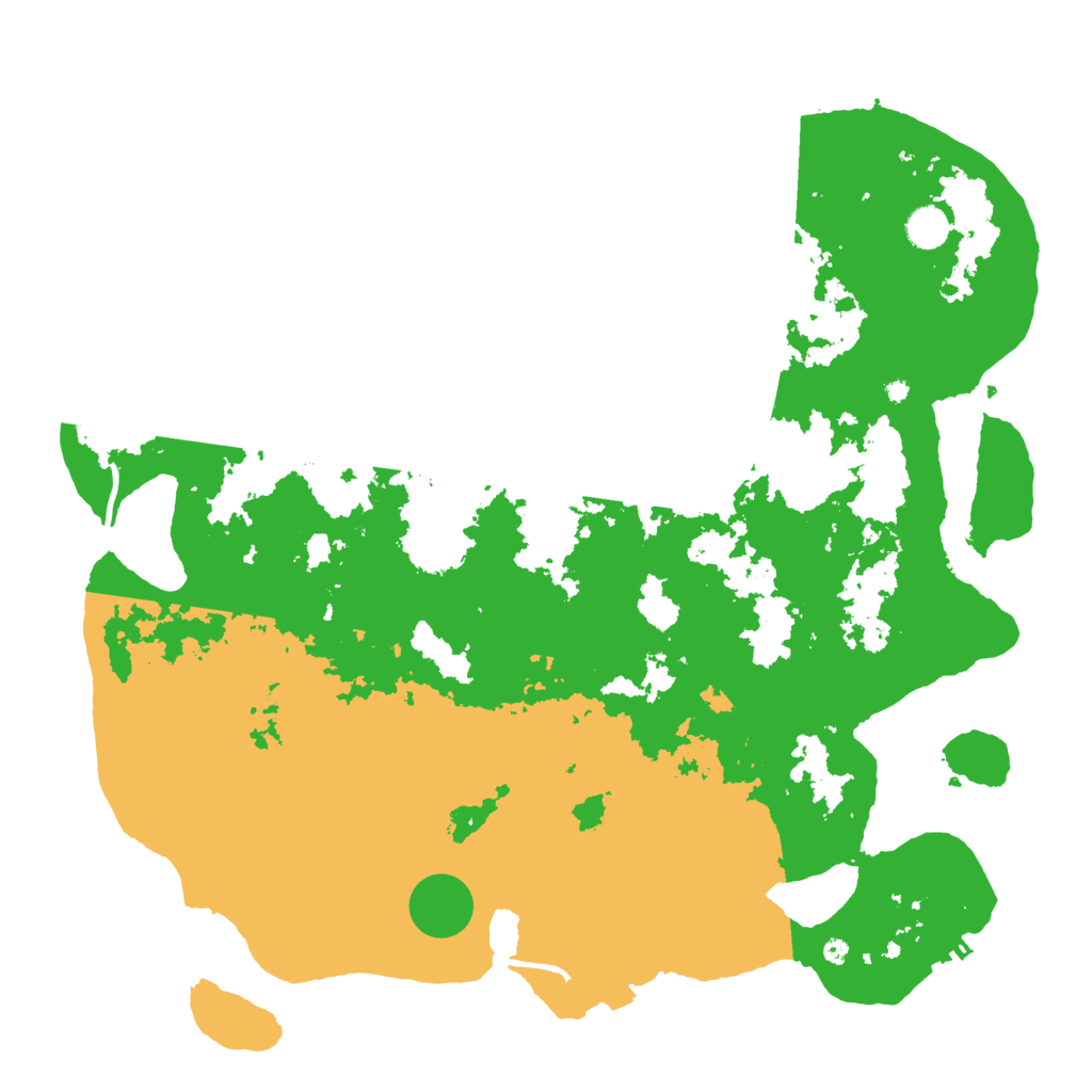 Biome Rust Map: Procedural Map, Size: 4500, Seed: 1098042314